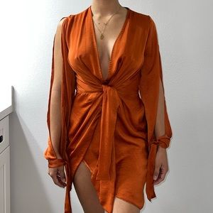 Fashion Nova open sleeve dress